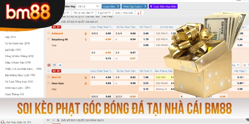 Soi kèo phạt góc bóng đá tại nhà cái BM88